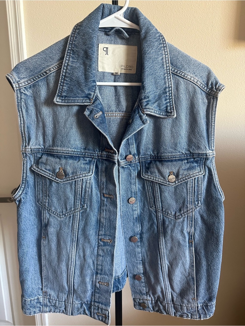 Anthropologie (Pilcro) Denim Boyfriend Vest